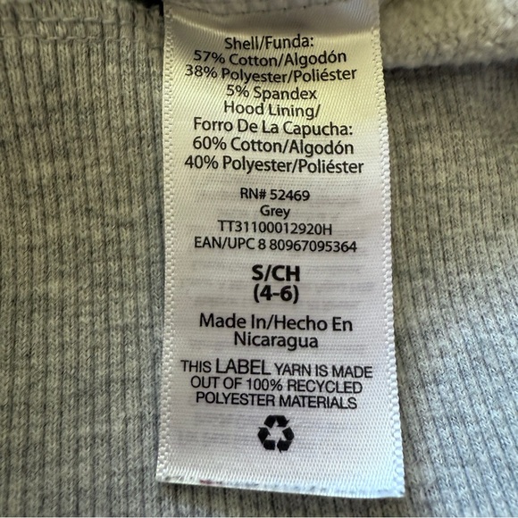 Time And Tru Classic Gray Hoodie Sweatshirt Full Zip Women’s Size Small Everyday - Picture 8 of 10